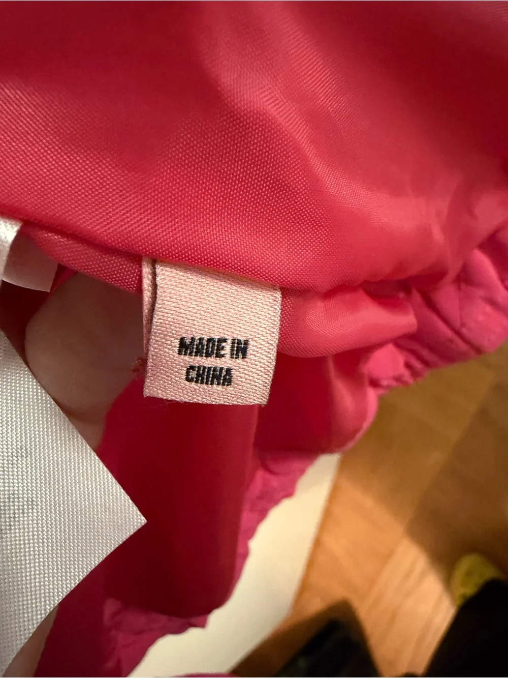 Juicy Couture Girls M 10/12 Hot Pink Quilted Puffer Jacket Y2K